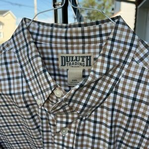 Duluth Trading XXL 100% Cotton Men’s Button Down shirt